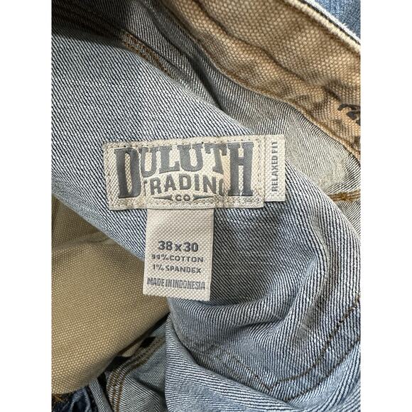 Duluth Trading Men's 38 X 30 Flex Ballroom Relaxed Fit Carpenter Jeans - Picture 9 of 11